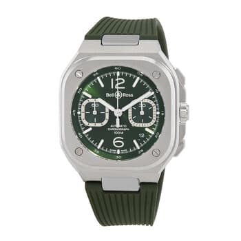 BR05 Chronograph Automatic Men's Green Sunray