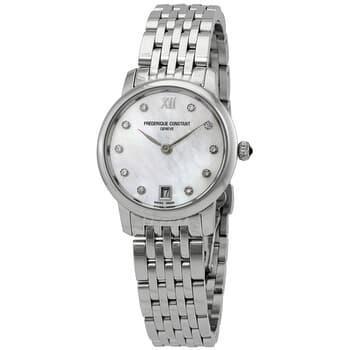 Slimline Quartz Diamond Ladies Watch