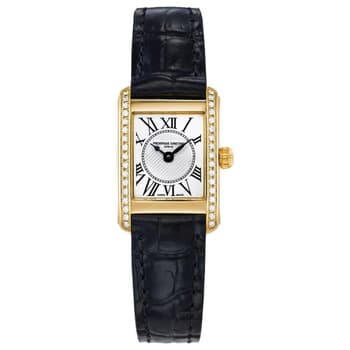 Classics Carree Quartz Diamond White Dial Ladies Watch