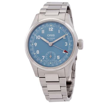 Big Crown Hand Wind Blue Dial Men's Watch