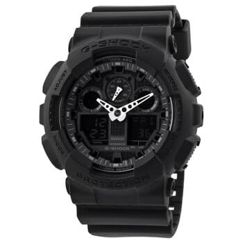 G-Shock Perpetual Alarm World Time Chronograph Quartz Analog-Digital Black Dial Men's Watch