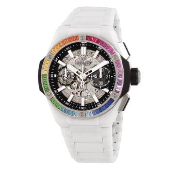 Big Bang Integrated White Ceramic Rainbow