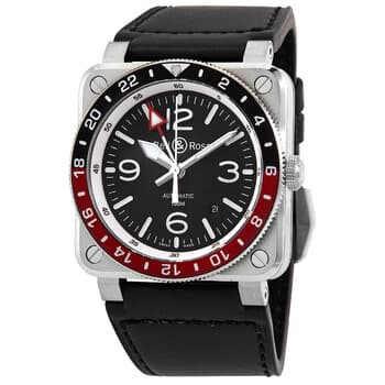 BR03 GMT Automatic Black Sunray Dial Coke Bezel