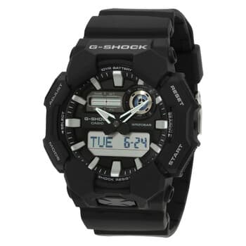 G-Shock Alarm World Time Quartz Analog-Digital Black Dial Men's Watch ( 55.1mm )