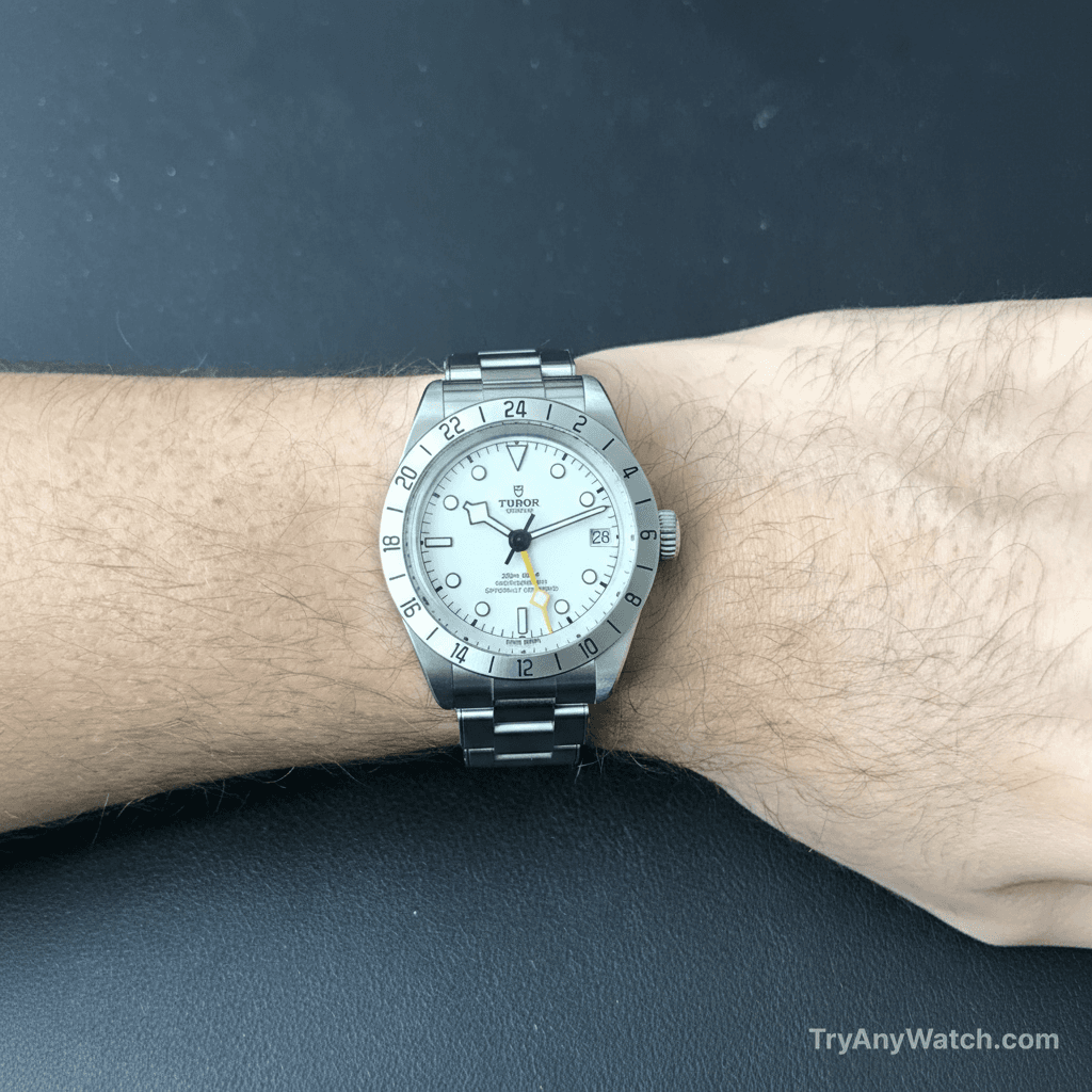 Tudor Tudor Black Bay Pro Opaline on 7" wrist