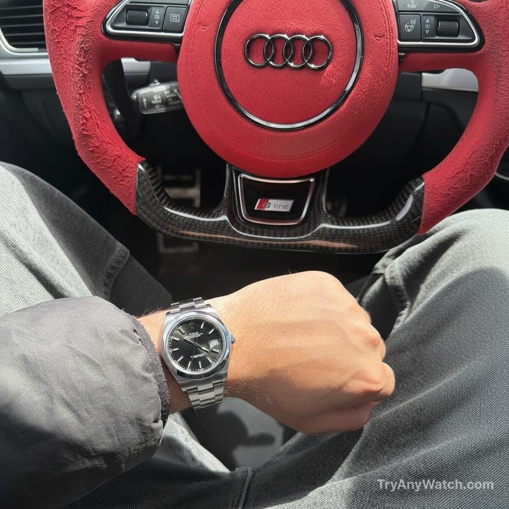Rolex Datejust 41 on a 7 Inch Wrist.