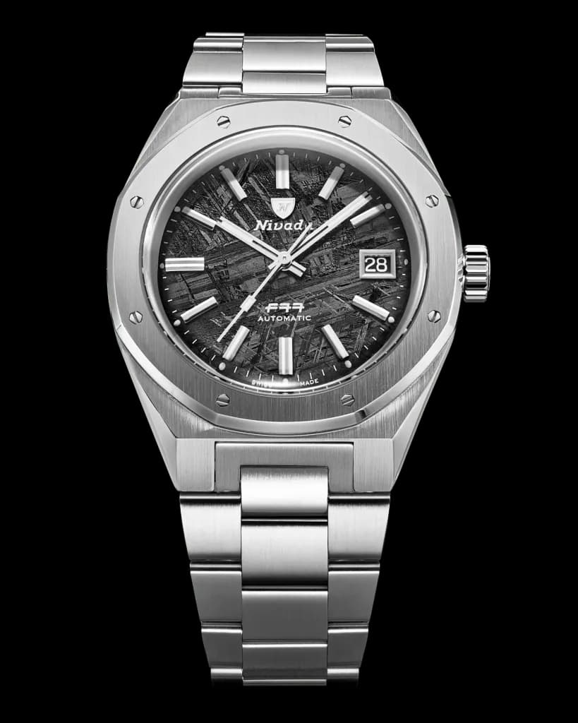 F77 STAINLESS STEEL METEORITE 41mm